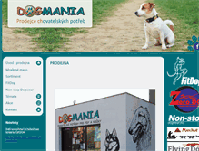 Tablet Screenshot of dogmania.cz